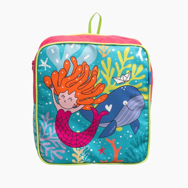 Coral Mermaid Soft Backpack