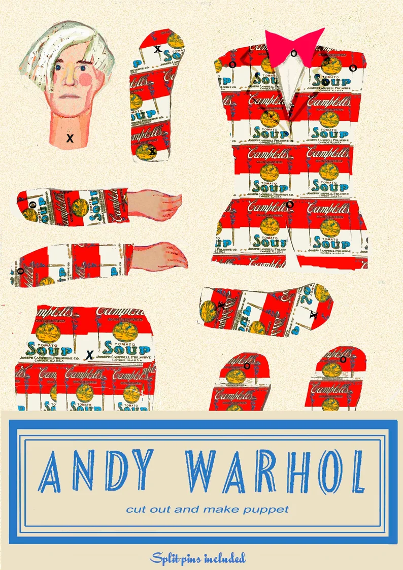 Andy Warhol Cut Out Puppet FX6482