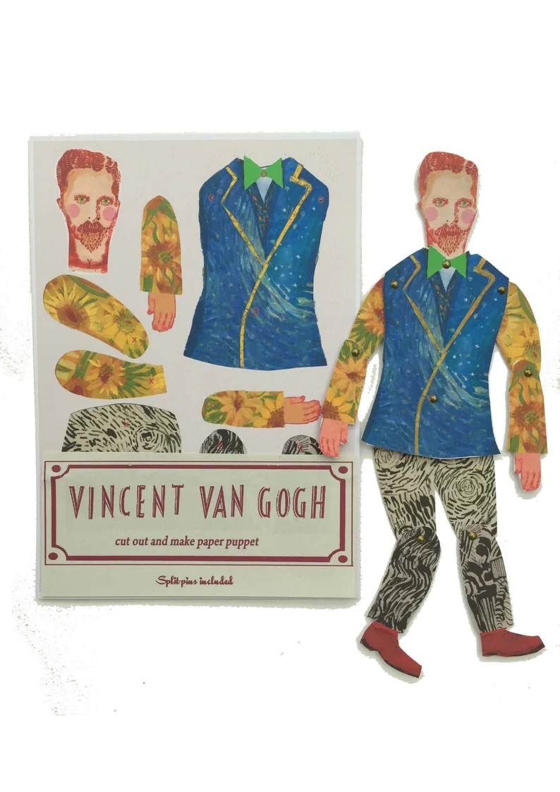WINI-TAPP Vincent Van Gogh Cut Out Puppet