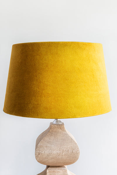 Empire Shade 25/30cm - Turmeric Yellow Velvet