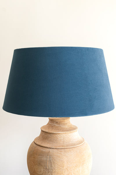 Empire Shade 40/50cm - Peacock Navy Velvet