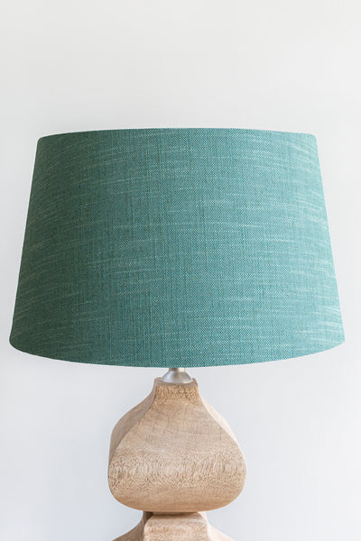 Empire Shade 25/30cm - Aqua Linen Blend