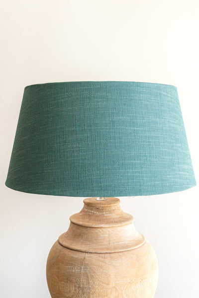 Empire Shade 40/50cm - Aqua Linen Blend