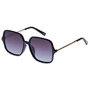 Le Specs Hey Hunni Polarized BLACK W/ COOL SMOKE GRAD POLARIZED LEN