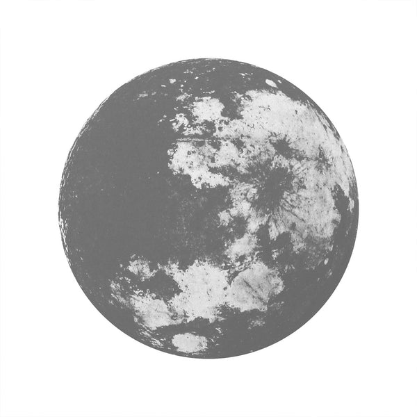 Moon In Pewter Grey Screen Print