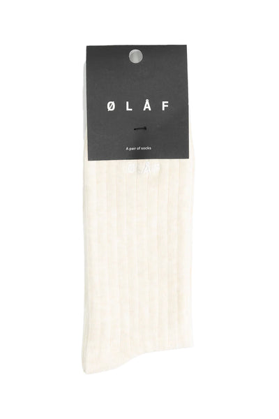 Olaf Studio Socks Ecru Heather