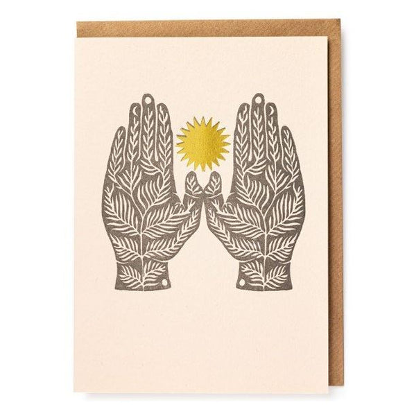 Archivist Card Hands And Sun