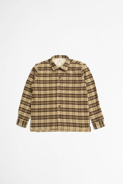 Spacey Ls Shirt Brown