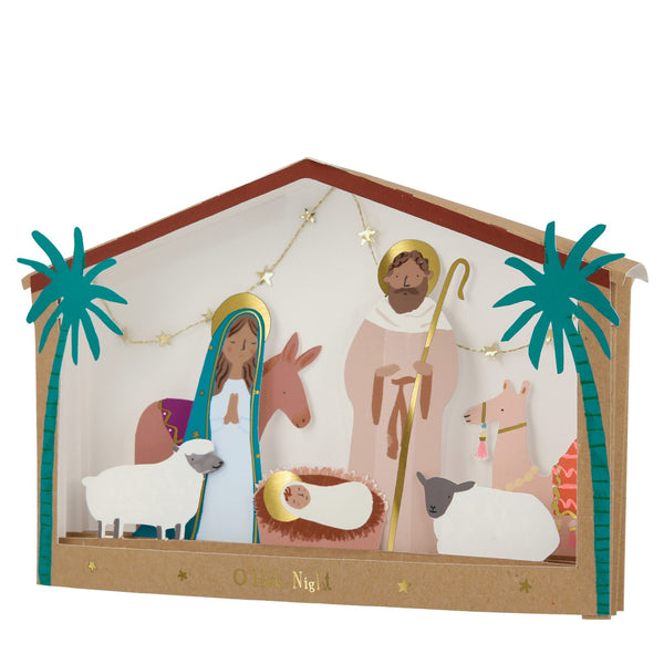 Meri Meri (210376) Nativity Diorama Card