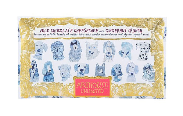 Blue Dogs Milk Chocolate Cheesecake With Gingernut Crunch