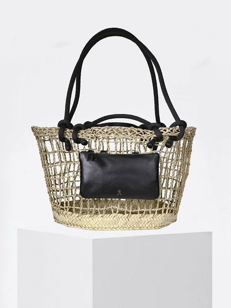 Black butterfly basket