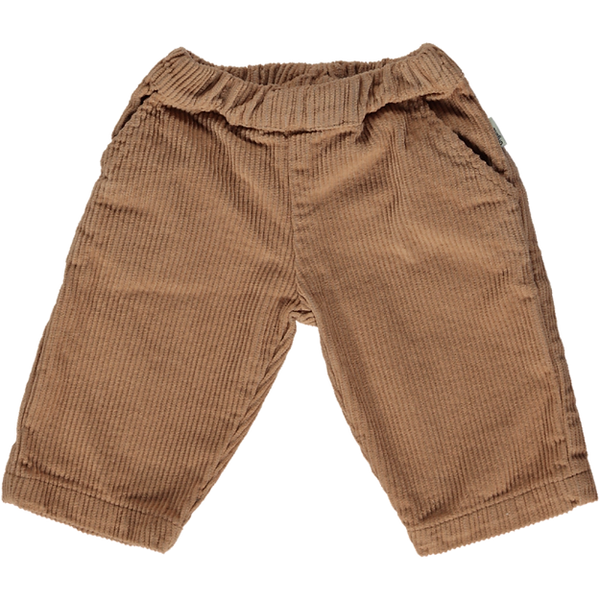 Pomelos pants - Indian Tan ribbed velvet