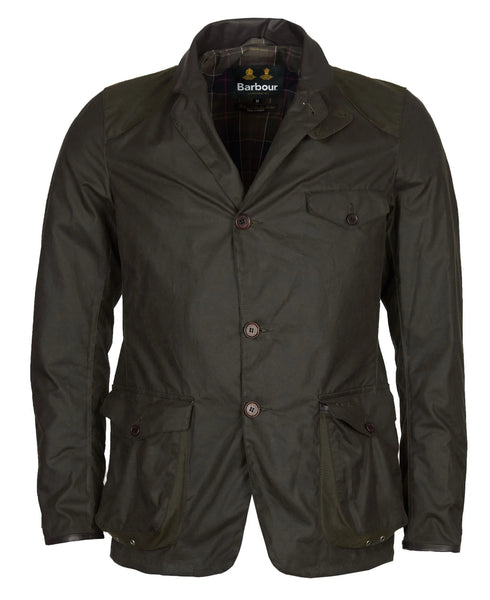 Sports Wax Jacket - Olive