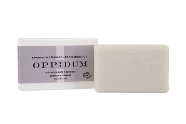 Oppidum Ecorces Et Graines, Barks & Seeds Repairing Soap Bar 