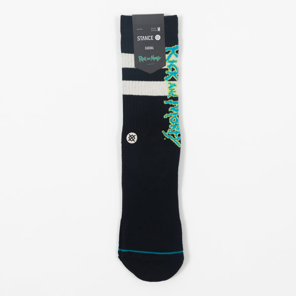 Stance x Rick And Morty Collaboration Socks in Black