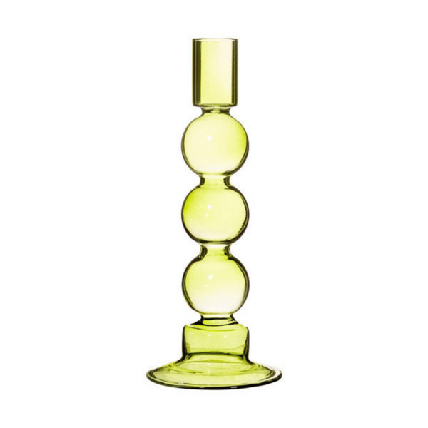 Bubble Candle Holder - Olive