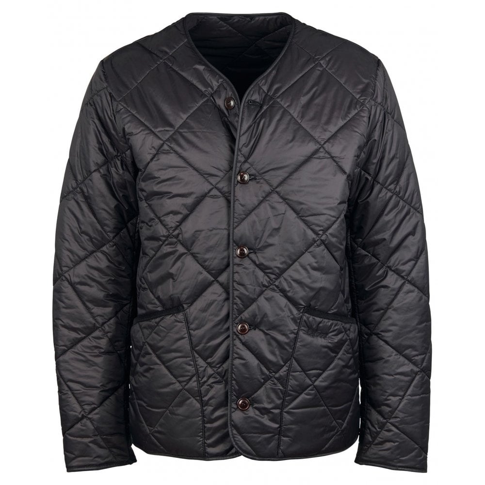 Barbour Liddesdale Cardigan Black MQU1562