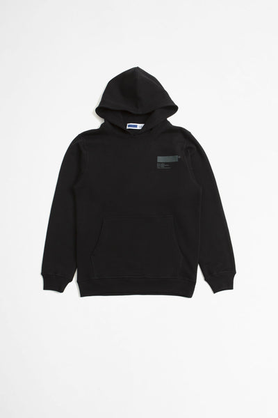 Standardised Hoodie Org. Cotton Black/alloy Green