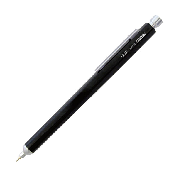 Gs01 Needlepoint Aluminium Pen Black 0.7mm