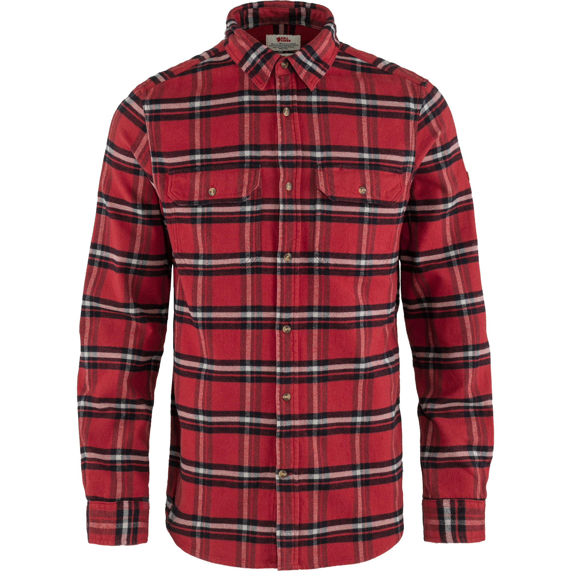 Fjällräven Red Oak 345 021 Ovik Heavy Flannel Shirt