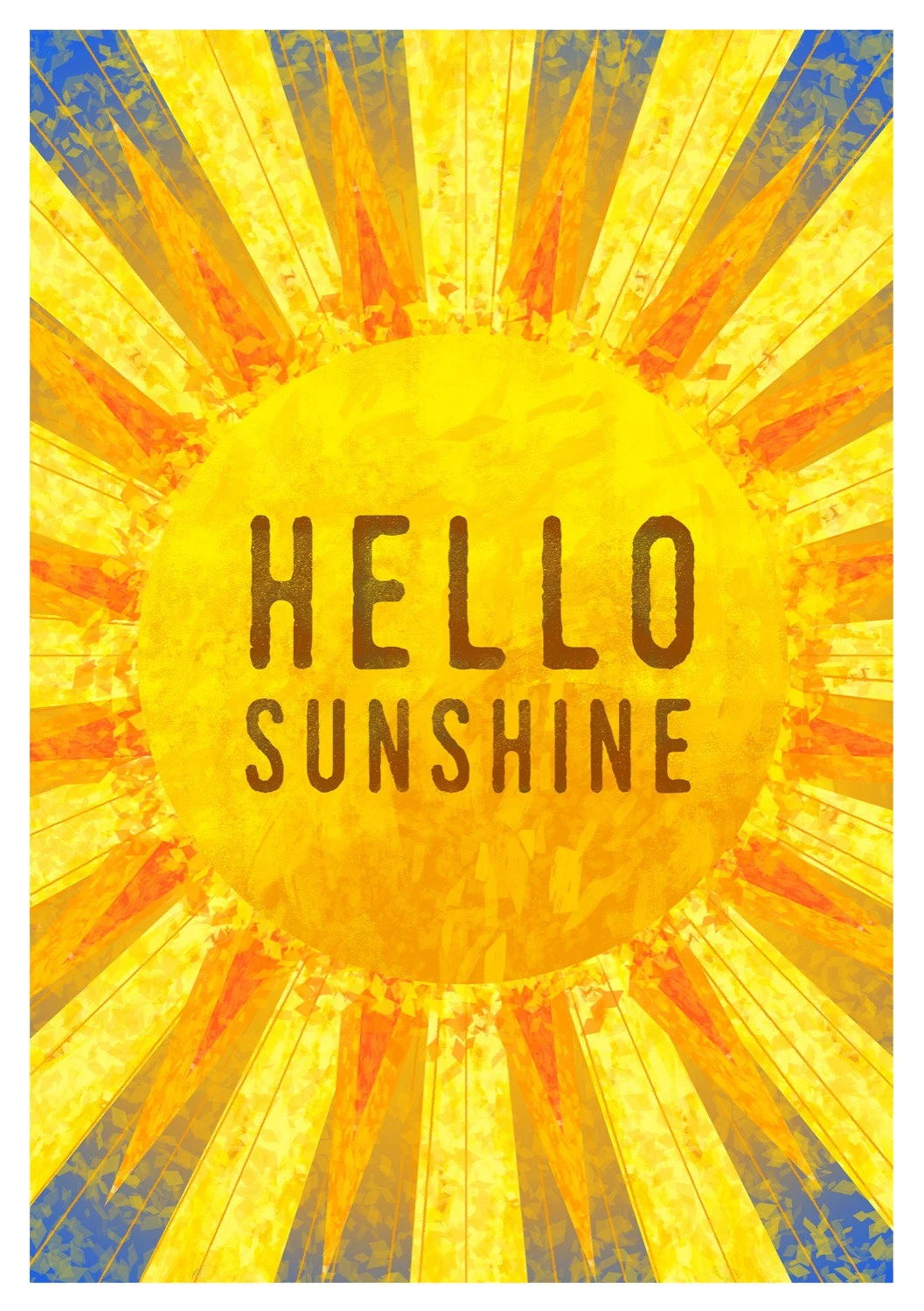 Hello Sunshine A3 Print