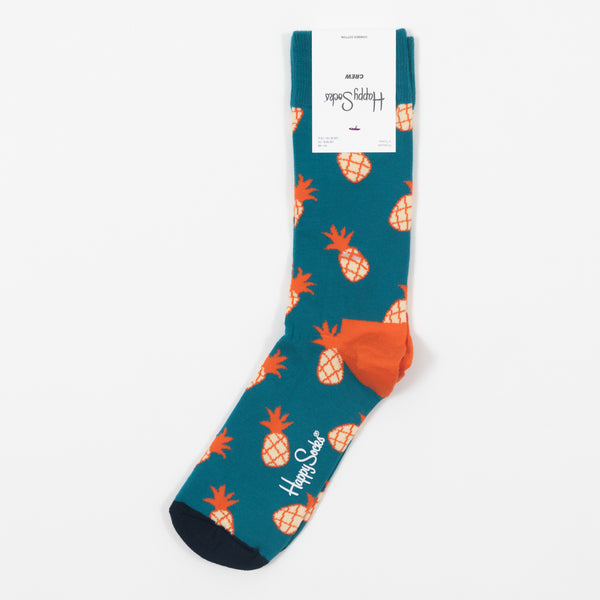 Teal Pineapple Socks