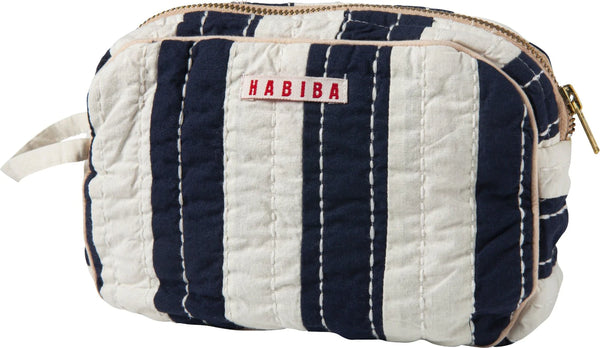 Habiba Makeup Bag - Agnes Blue