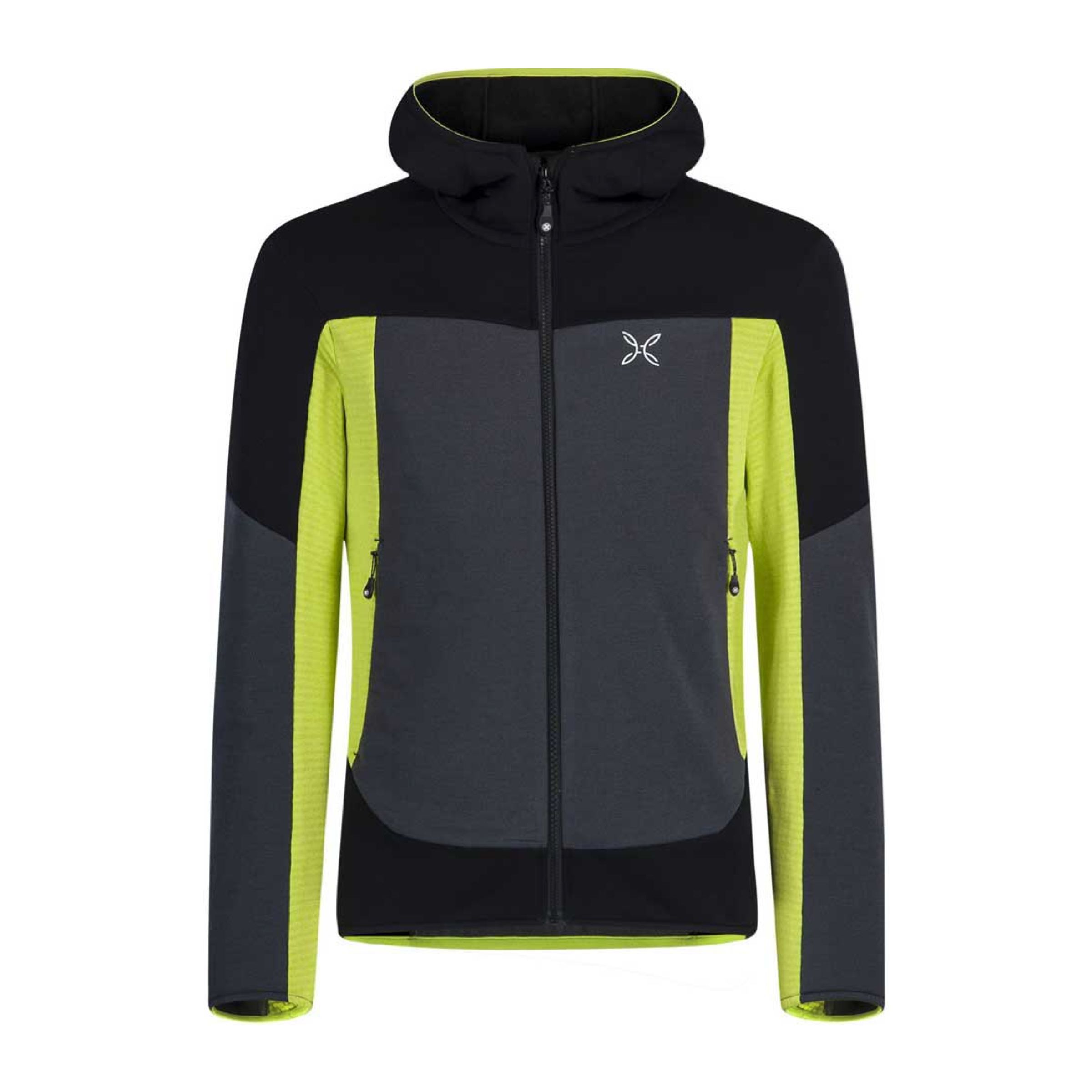 Sky Plus Hoody Men's Lead/Green Lime shirt