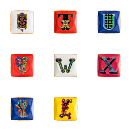 Versace Versace Alphabet Plate S-Z