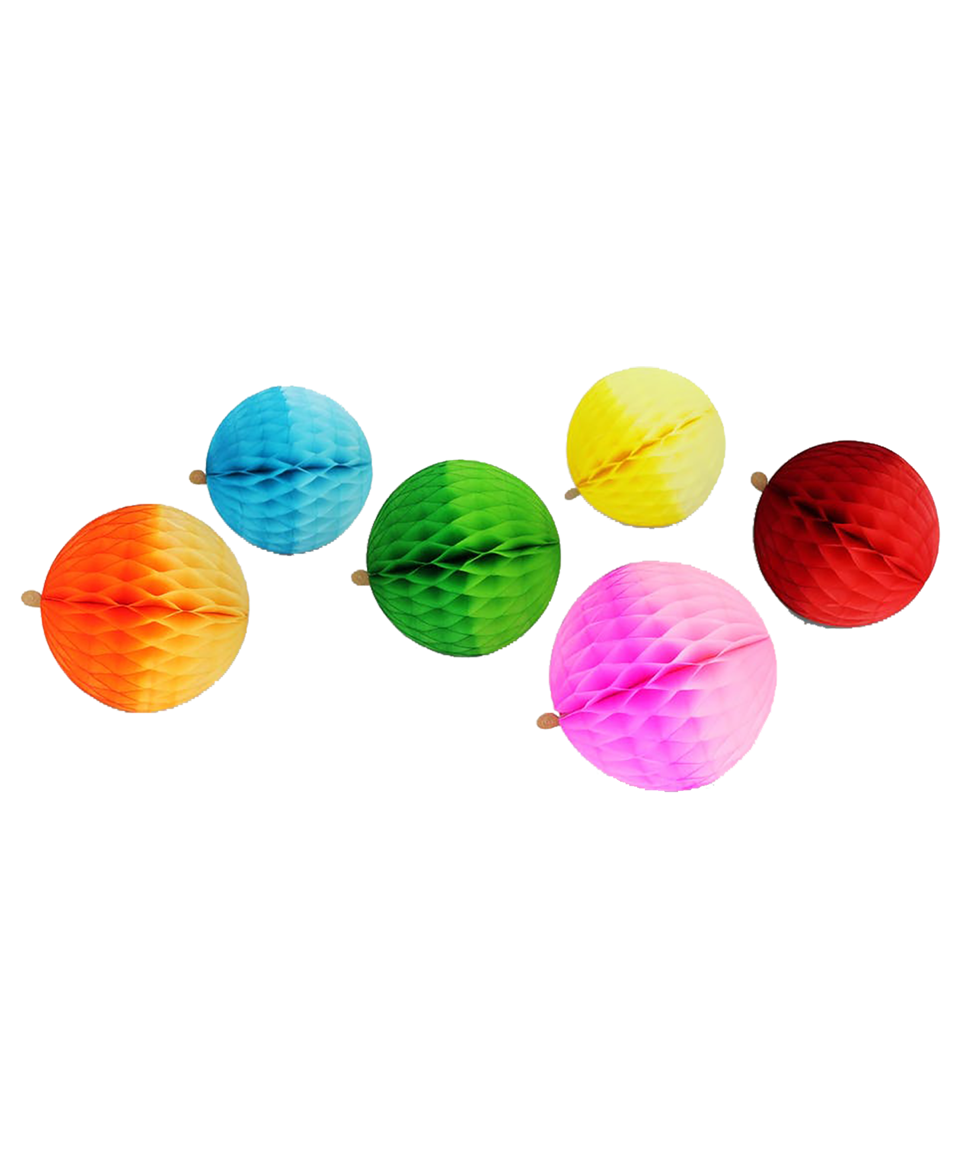 Paper Dreams Honeycomb Ball Ombre Pack Of 6