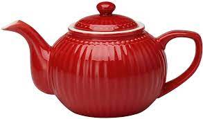 Green Gate Teapot ALice Red