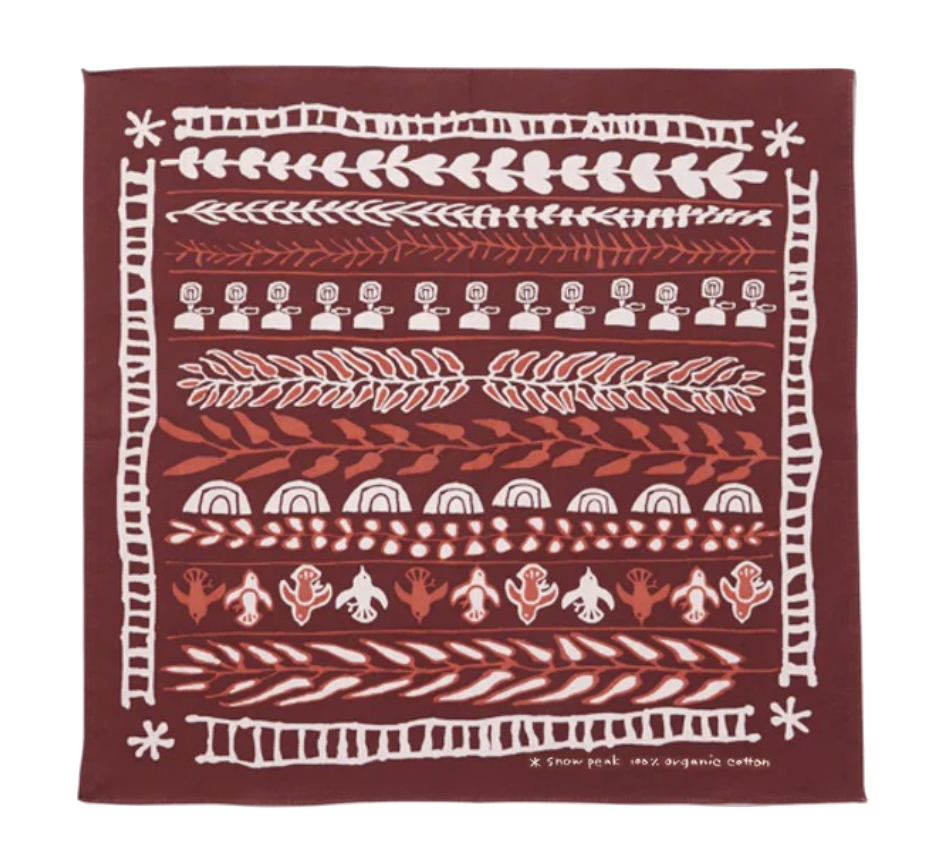 Organic Cotton Nordic Bandana | Bordeaux