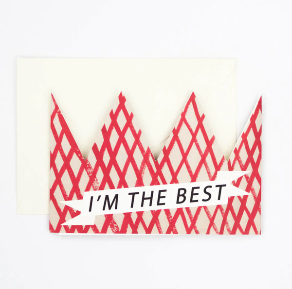 I’m The Best Party Hat Card By Hadley Paper Goods