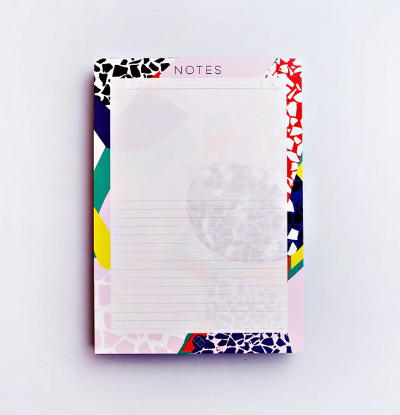 The Completist Terrazzo Cut Out Notepad