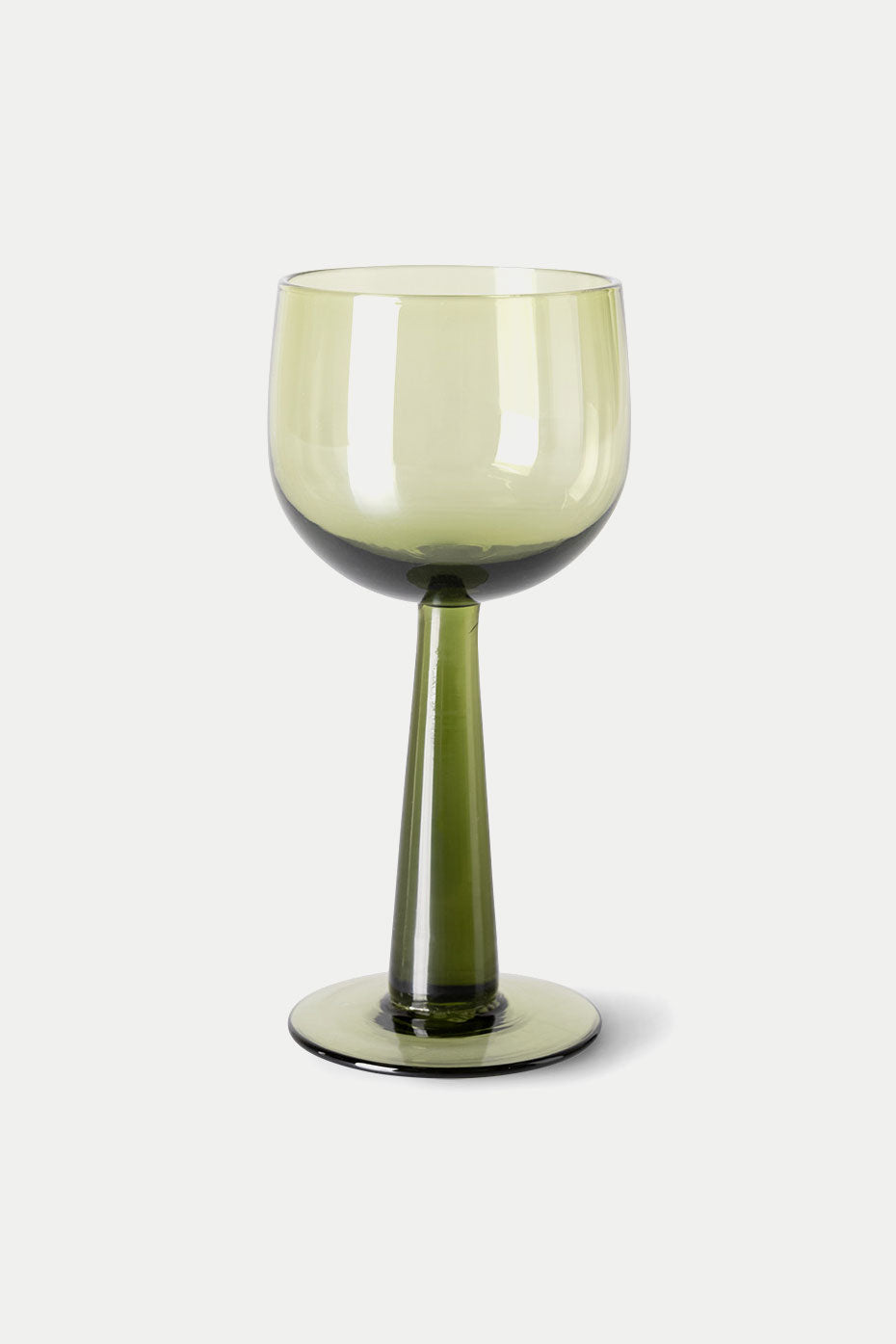 HK Living Olive Green The Emeralds Wine Glass Tall