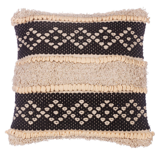 Black Diamond Stripe Cushion