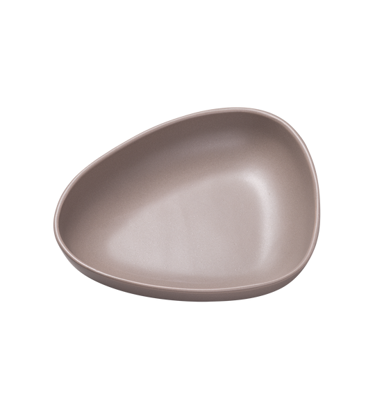 | Stoneware Deep Plate | Warm Grey