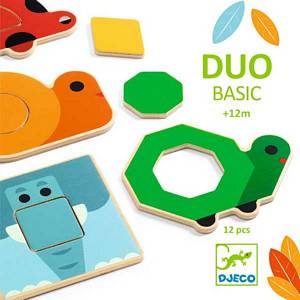 Duo Basic Wooden Puzzles