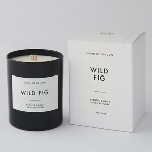 Union Of London Wild Fig, Medium, Black candle 