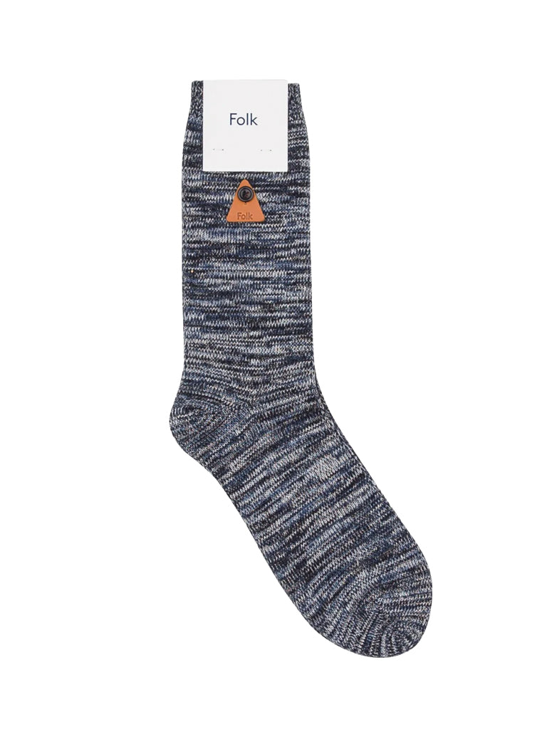 Melange Sock In Slate Mix