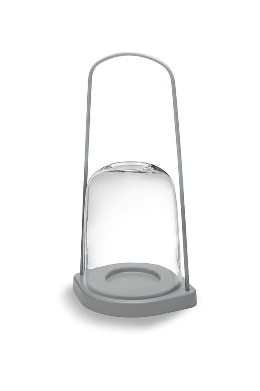 Bell Lantern Large In Light Grey