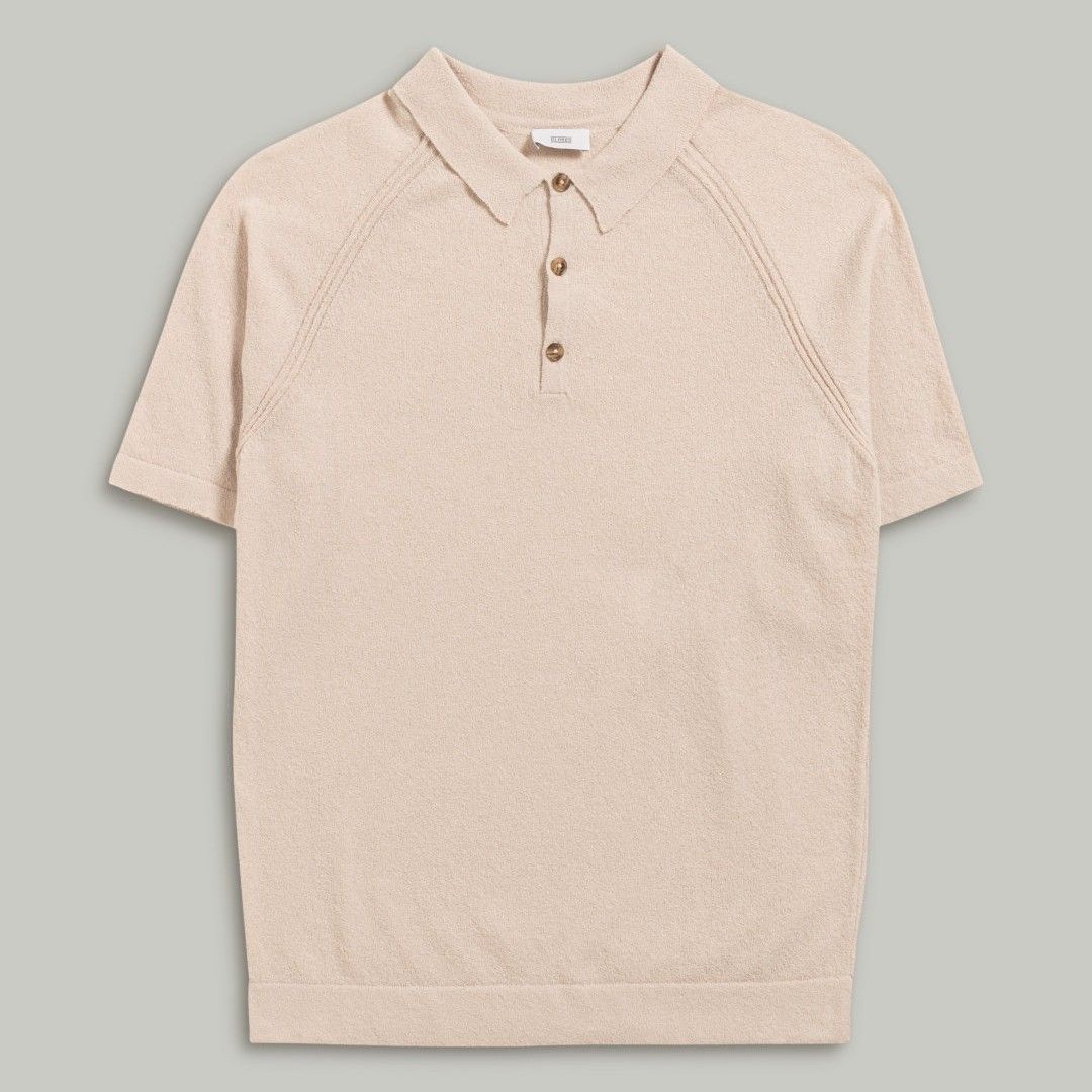 CLOSED Closed - Polo Fine Maille Italienne - Beige