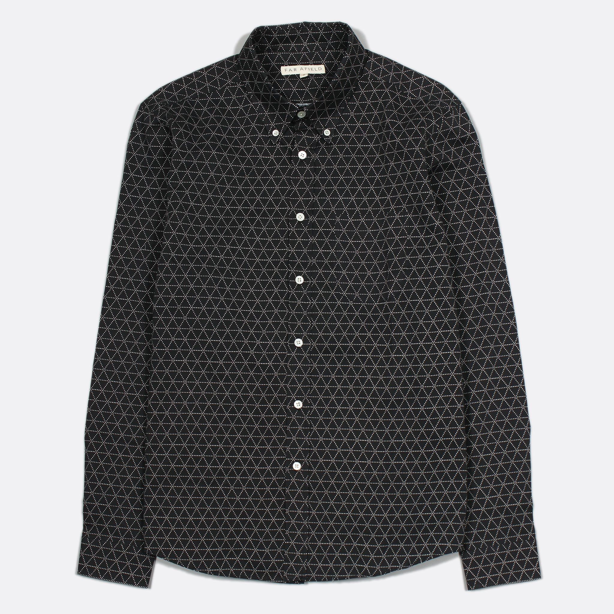 far-afield-chemise-mod-button-down-noir-imprime-geometrique