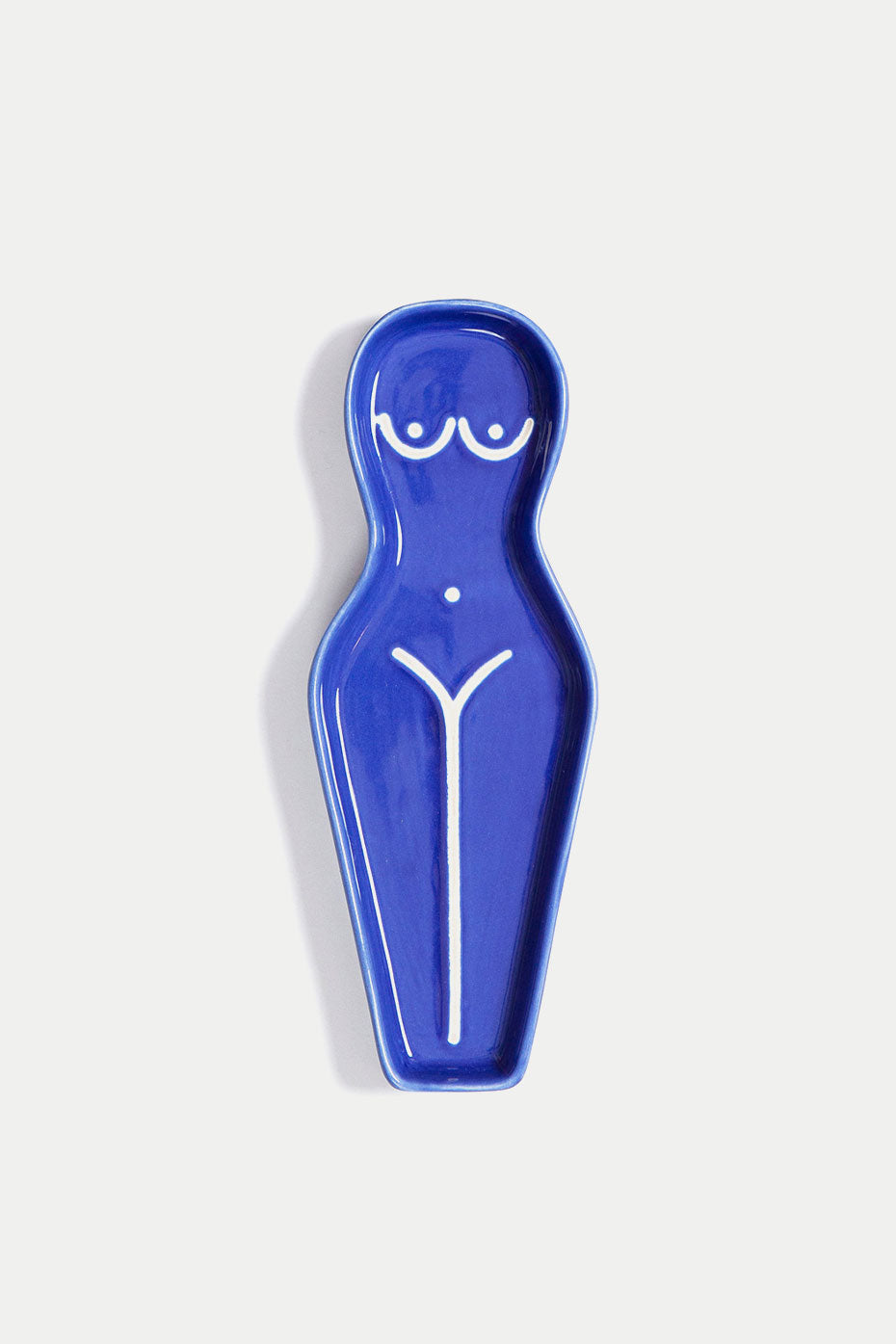 DOIY Design Blue Body Spoon Rest