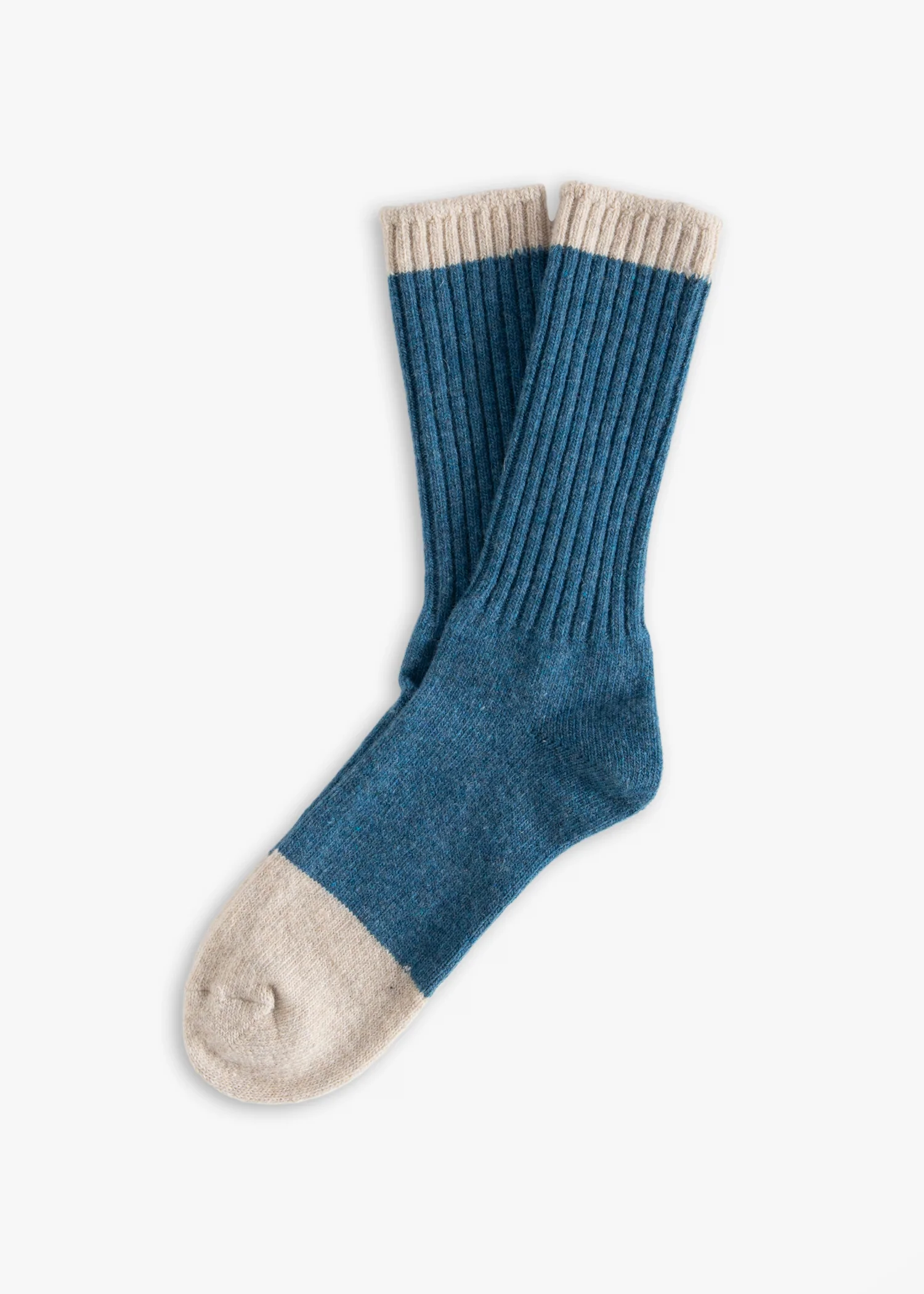 Thunders Love Indigo Blue Wool Collection Socks