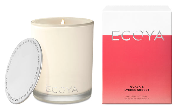 Ecoya Guava & Lychee Sorbet Mini Madison Scented Candle