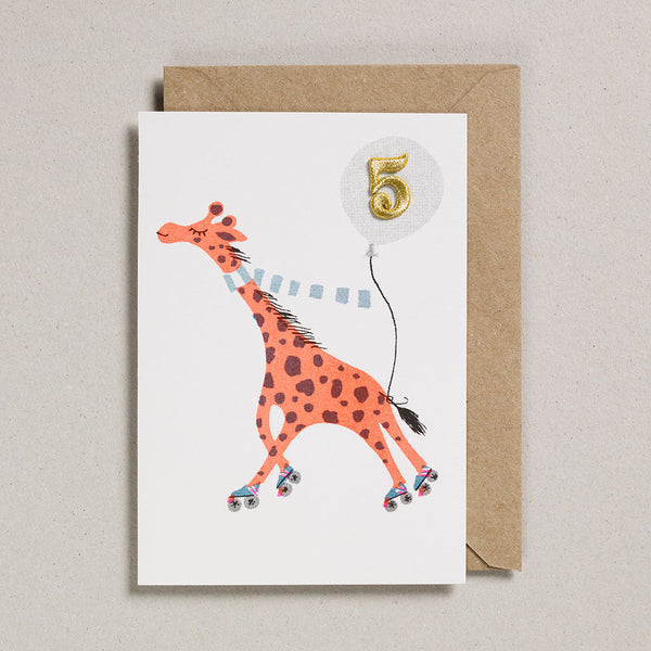 Petra Boase : Riso Pets Card - Giraffe (age 5)