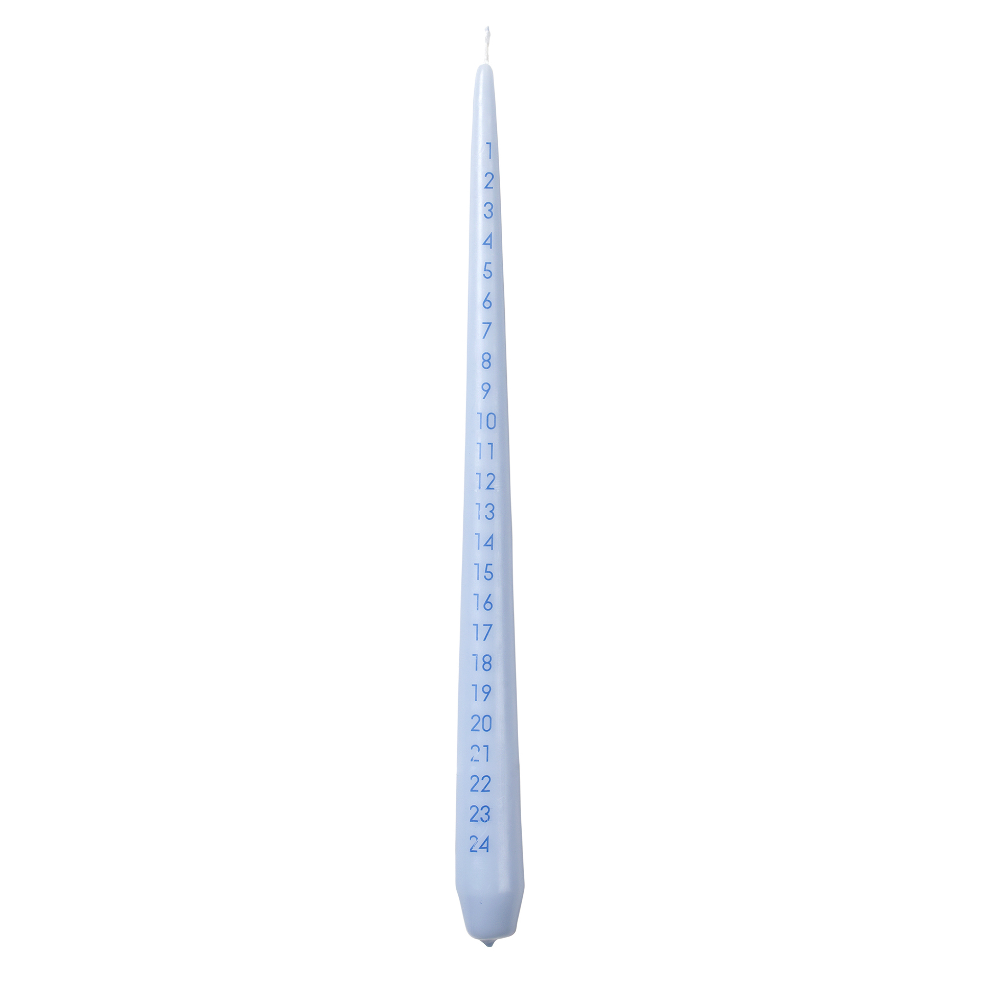 Tapered Advent Candle - Light Blue & Dark Blue