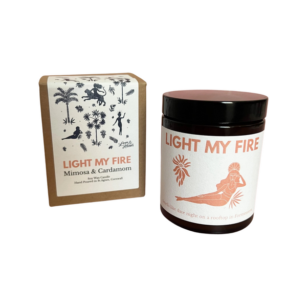 Les Boujies Light My Fire Candle 180ml