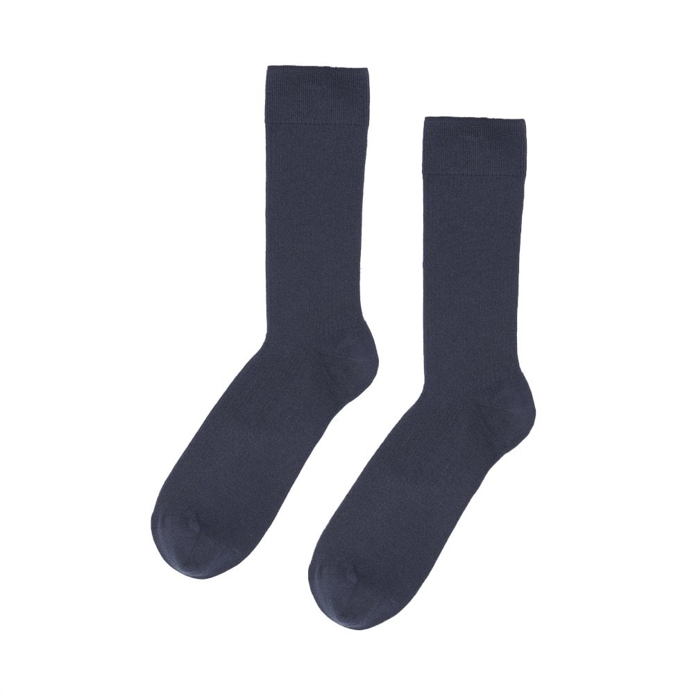 Classic Organic Cotton Socks Navy